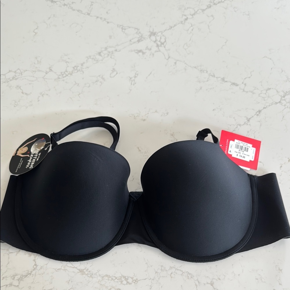 NWT SPANX Black Strapless/Convertible Bra “Up for Anything”